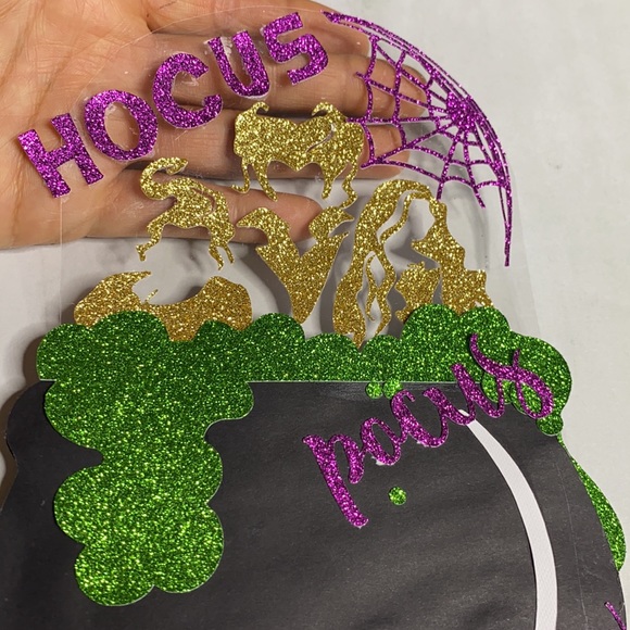 Hocus Pocus Cake Topper Cake Topper Custom Halloween Topper Witch Brew Cauldron - Picture 2 of 2